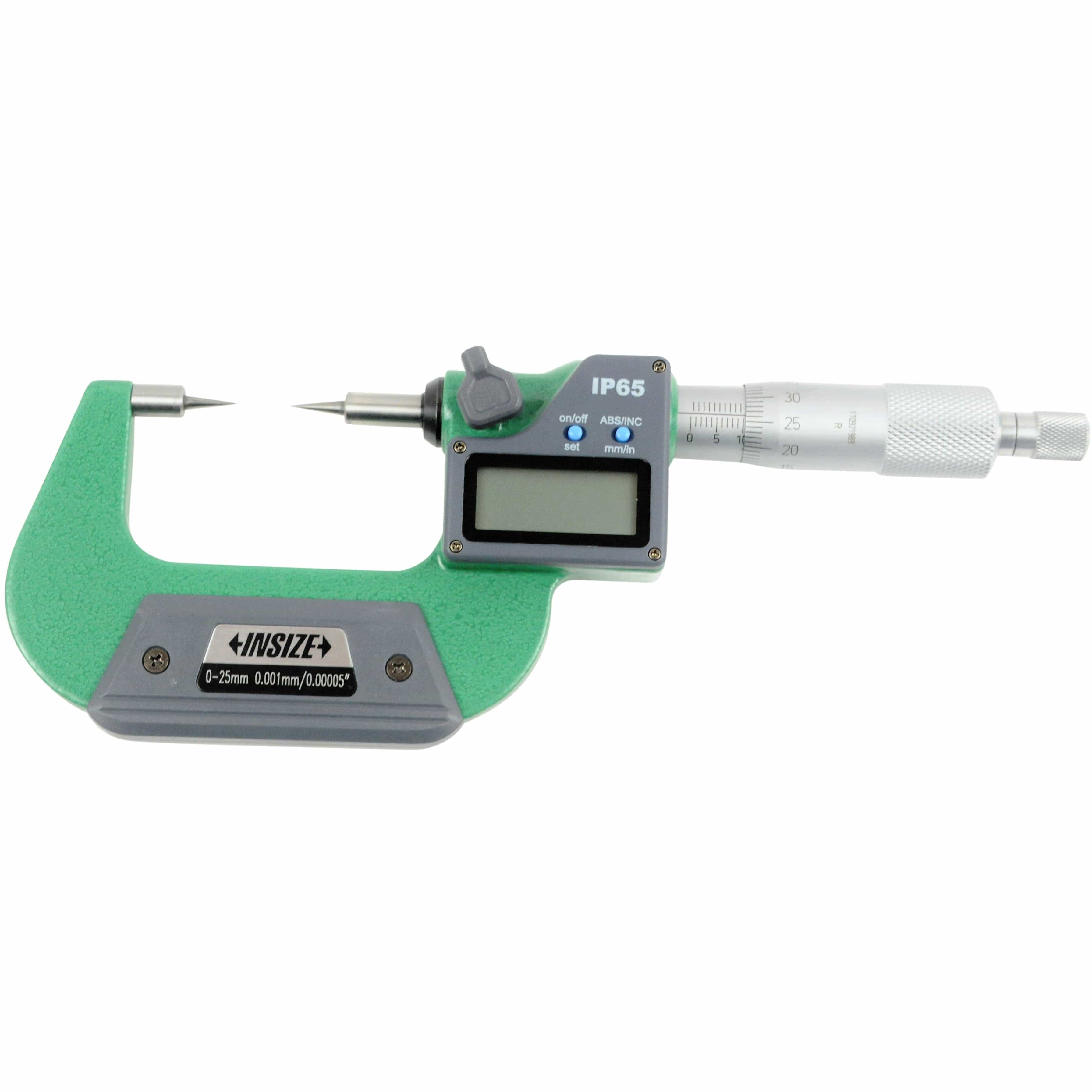 INSIZE Measuring Equipment Insize Digital Point Micrometer 0-25mm/0-1" Range Series 3530-25BA