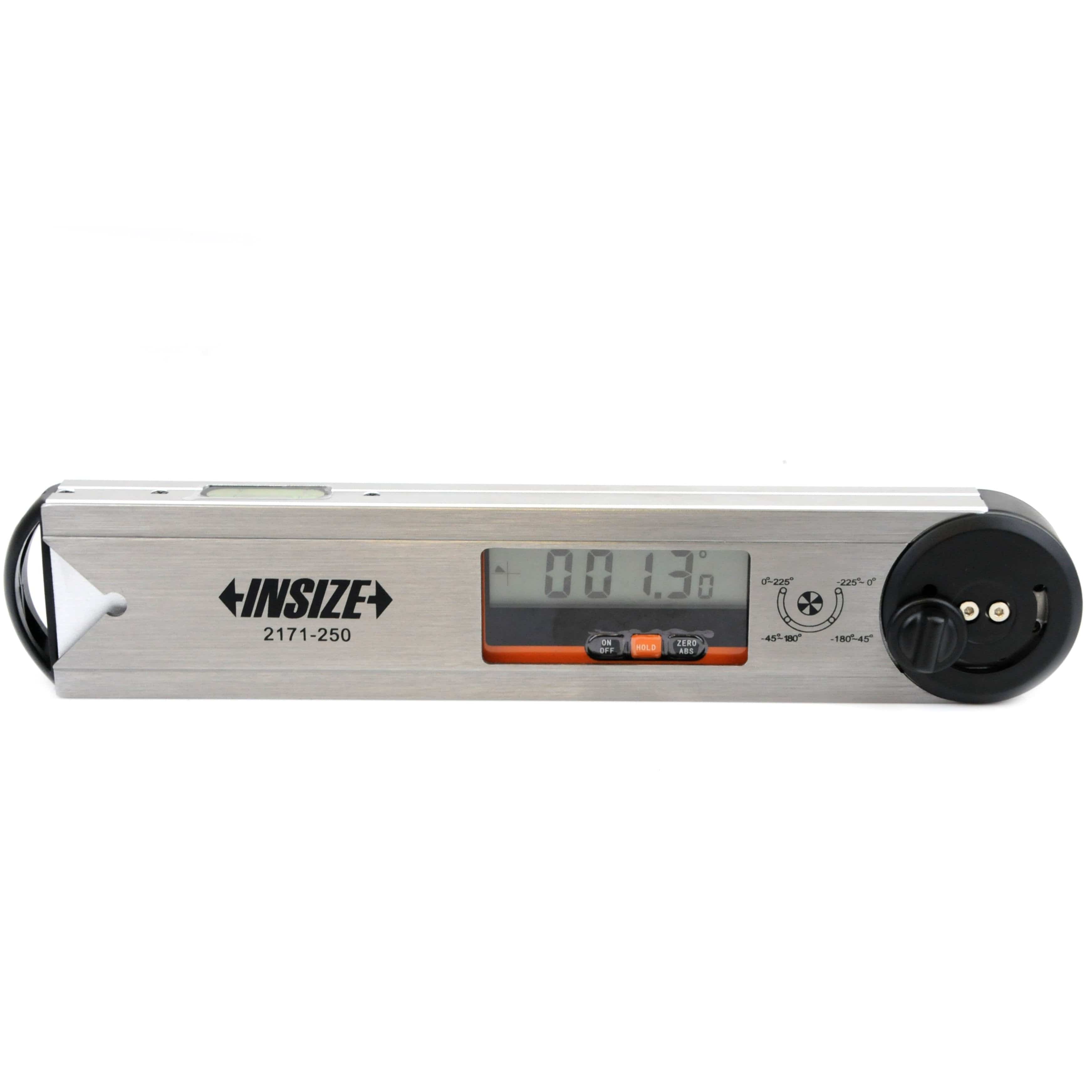 INSIZE Measuring Equipment Insize Digital Protractor 250mm 0-360° Range Series 2171-250