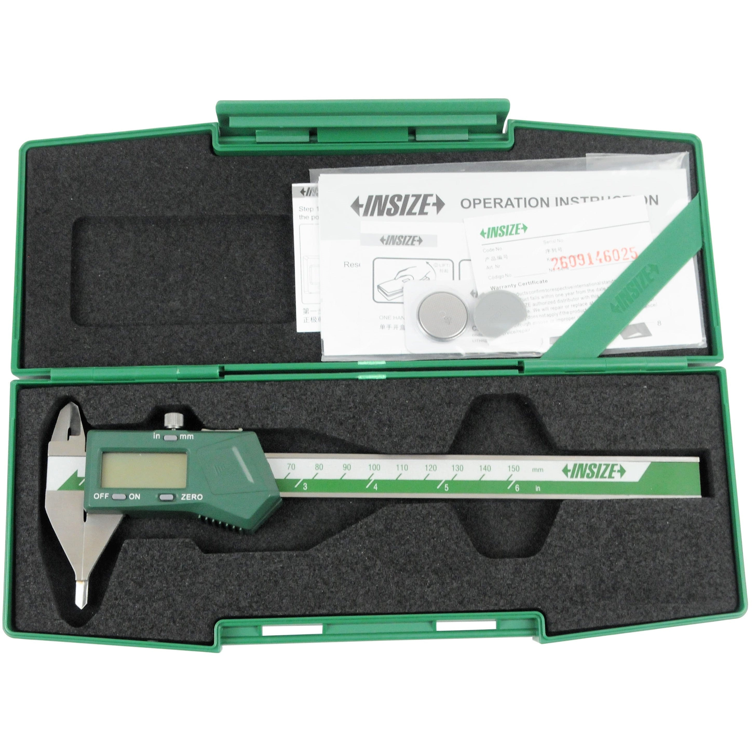 INSIZE Measuring Equipment Insize Digital Small Point Caliper 0-150mm/0-6" Range Series 1169-150