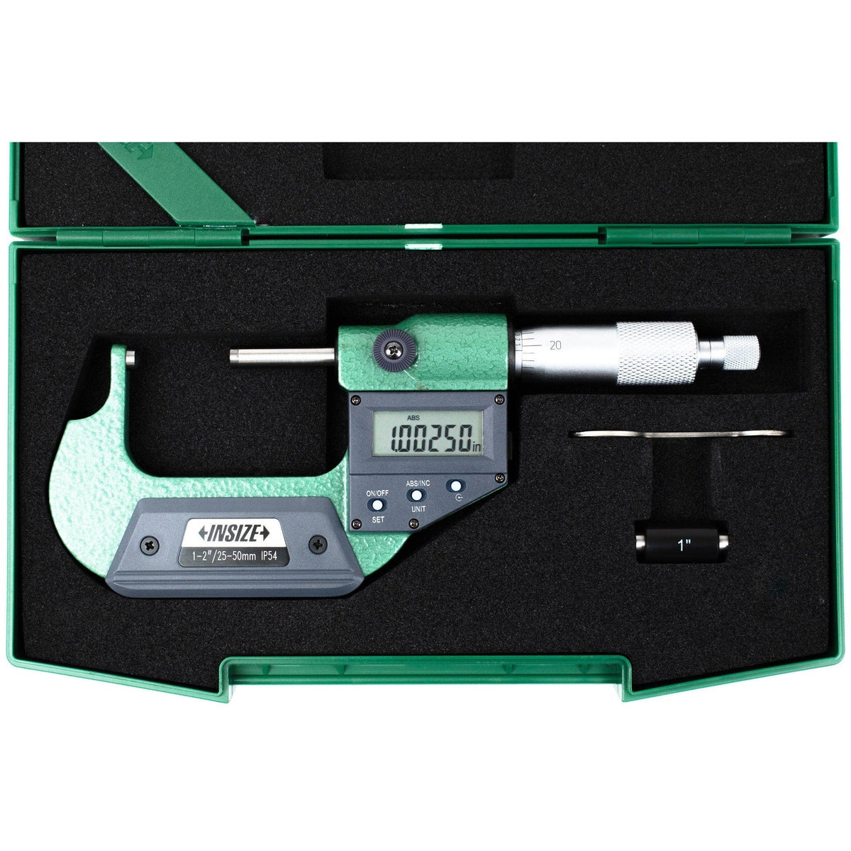 INSIZE Measuring Equipment Insize Digital Spherical Anvil Tube Micrometer 25-50mm/1-2" Range Series 3560-50E