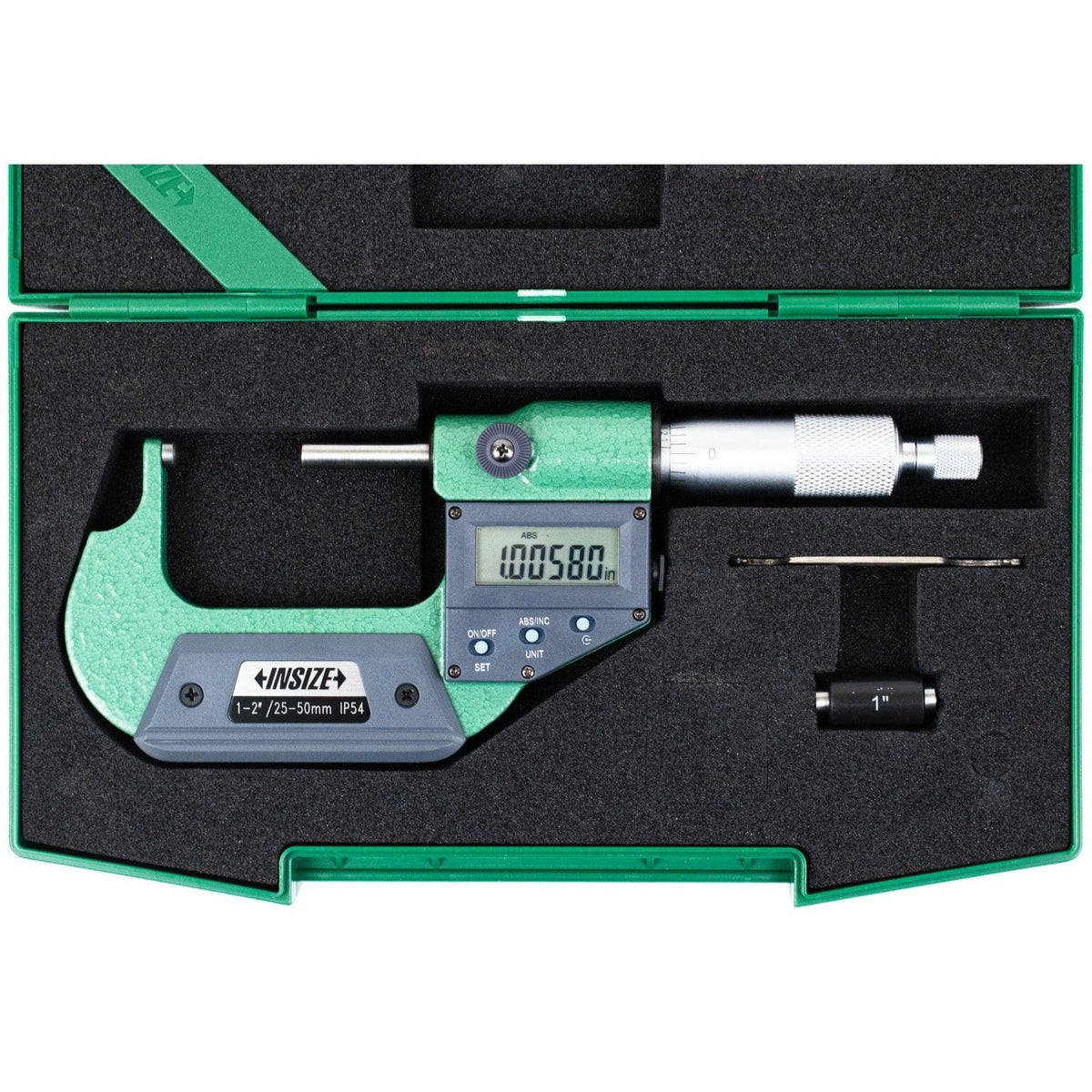 INSIZE Measuring Equipment Insize Digital Spherical Anvil Tube Micrometer 25-50mm/1-2" Range Series 3560-50SE