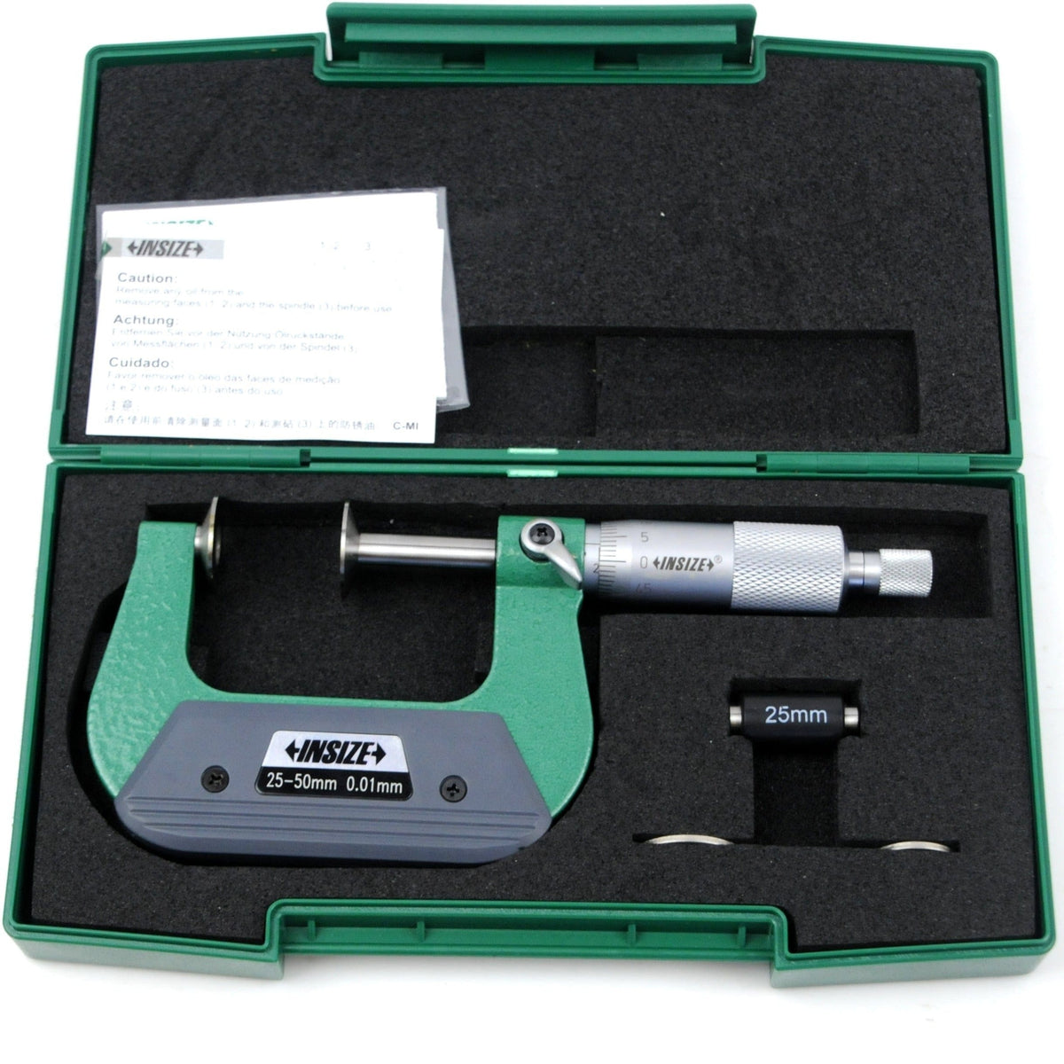 INSIZE Measuring Equipment Insize Disc Micrometer 25-50mm Range Series 3282-50