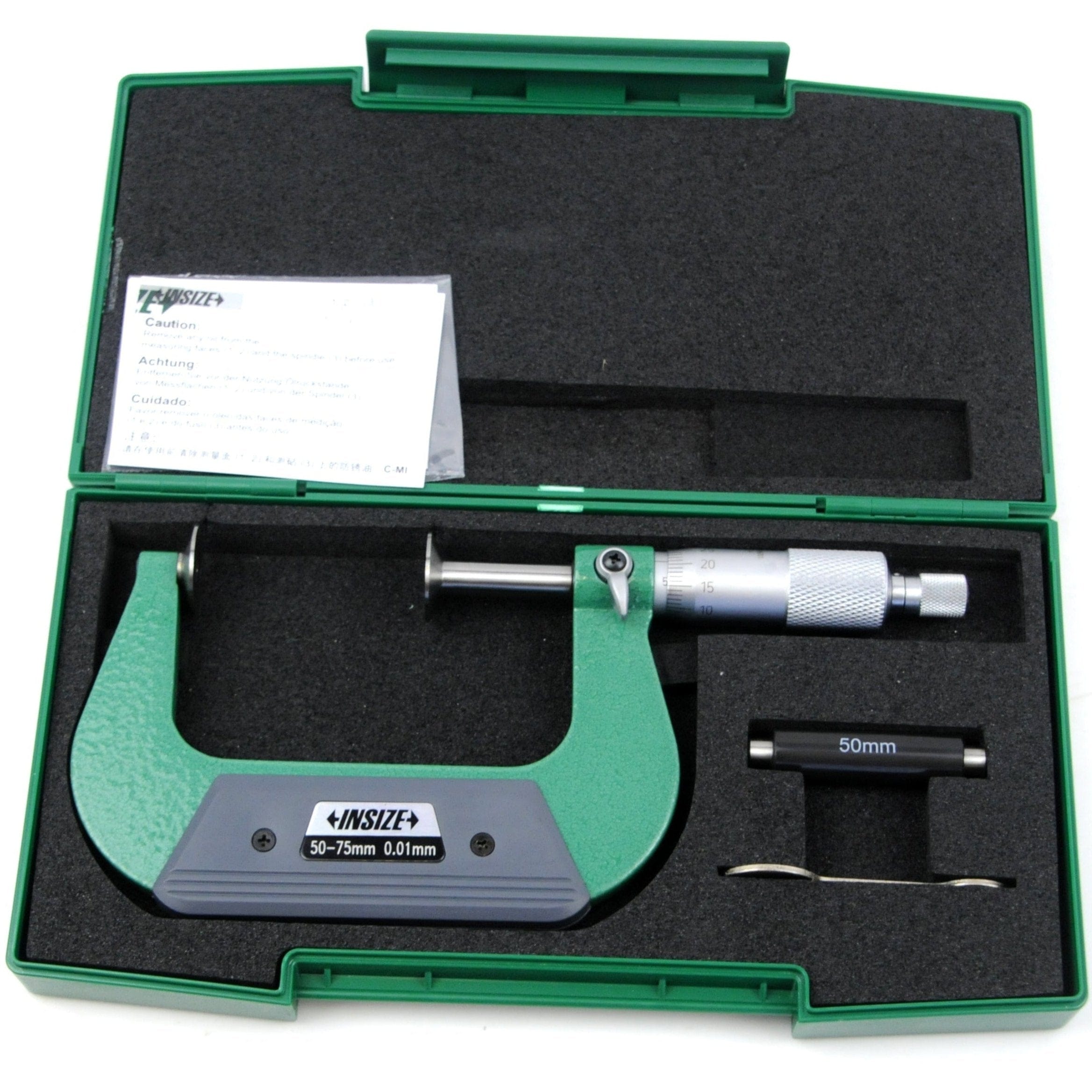 INSIZE Measuring Equipment Insize Disc Micrometer 50-75mm Range Series 3282-75
