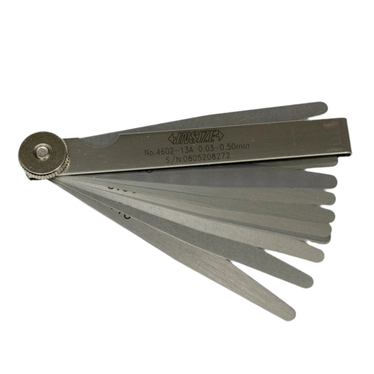 INSIZE MEASURING EQUIPMENT Insize Feeler Gauge 13pc Set 0.03-0.50mm Range Series 4602-13A