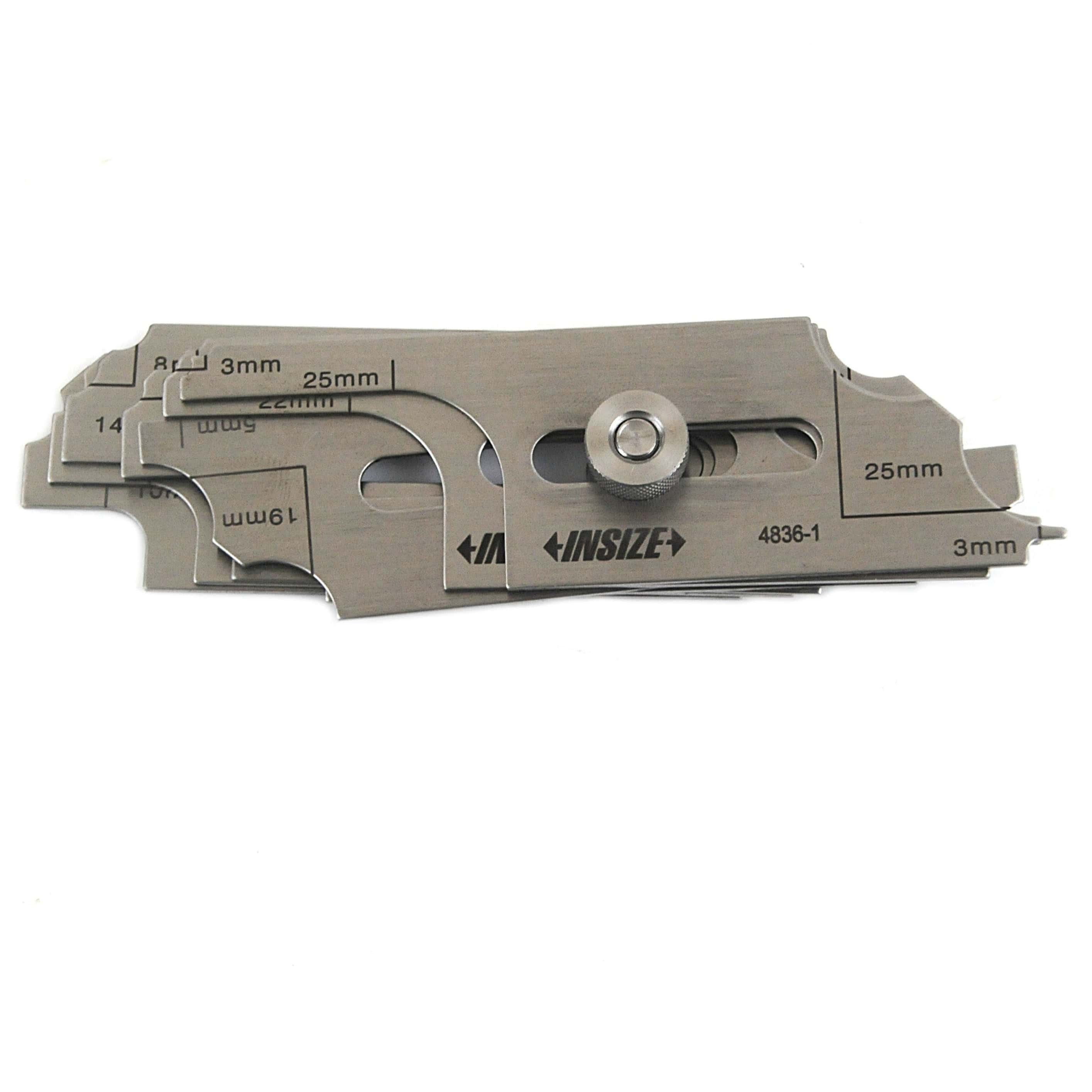 INSIZE Measuring Equipment Insize Fillet Weld Gauge Series 4836-1