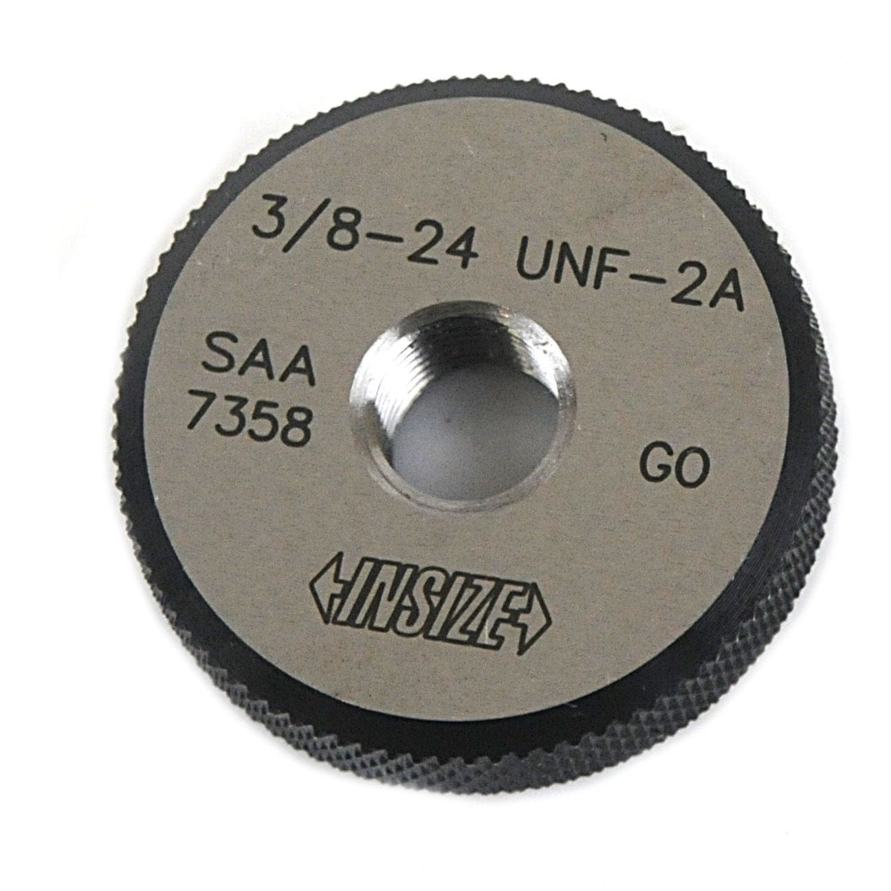 INSIZE Measuring Equipment Insize GO Thread Ring Gauge 3/8"-24 UNF Series - 4633-3C2