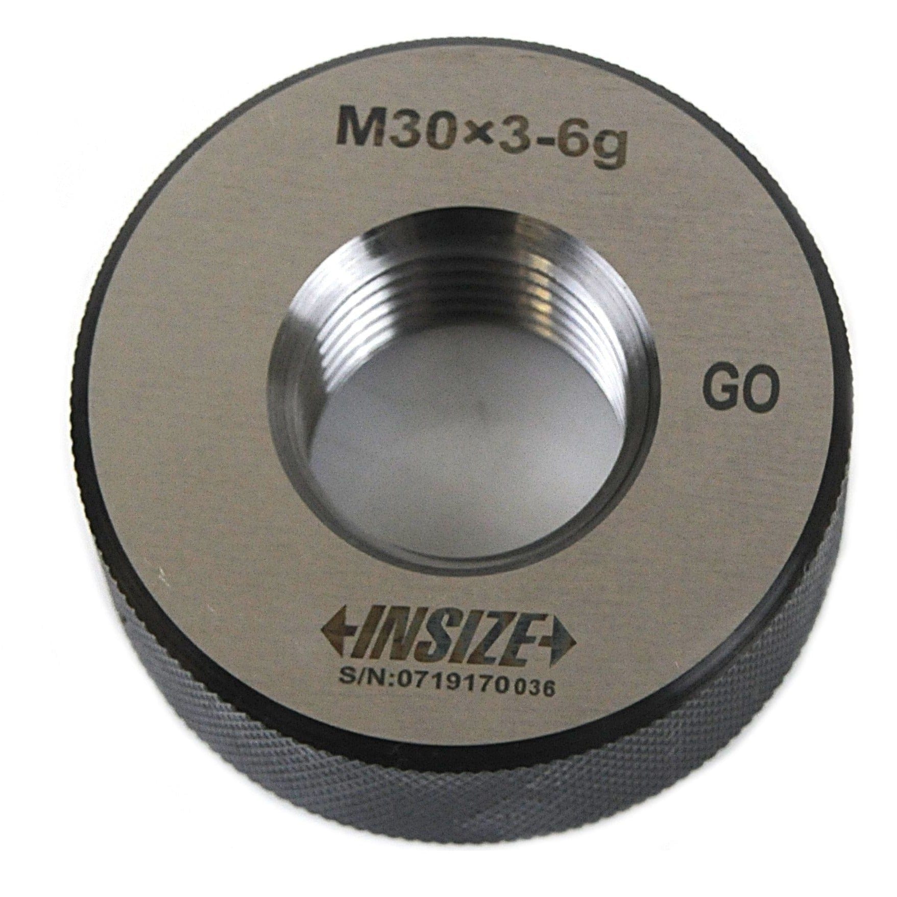 INSIZE Measuring Equipment Insize GO Thread Ring Gauge M30X3 Series 4129-30V