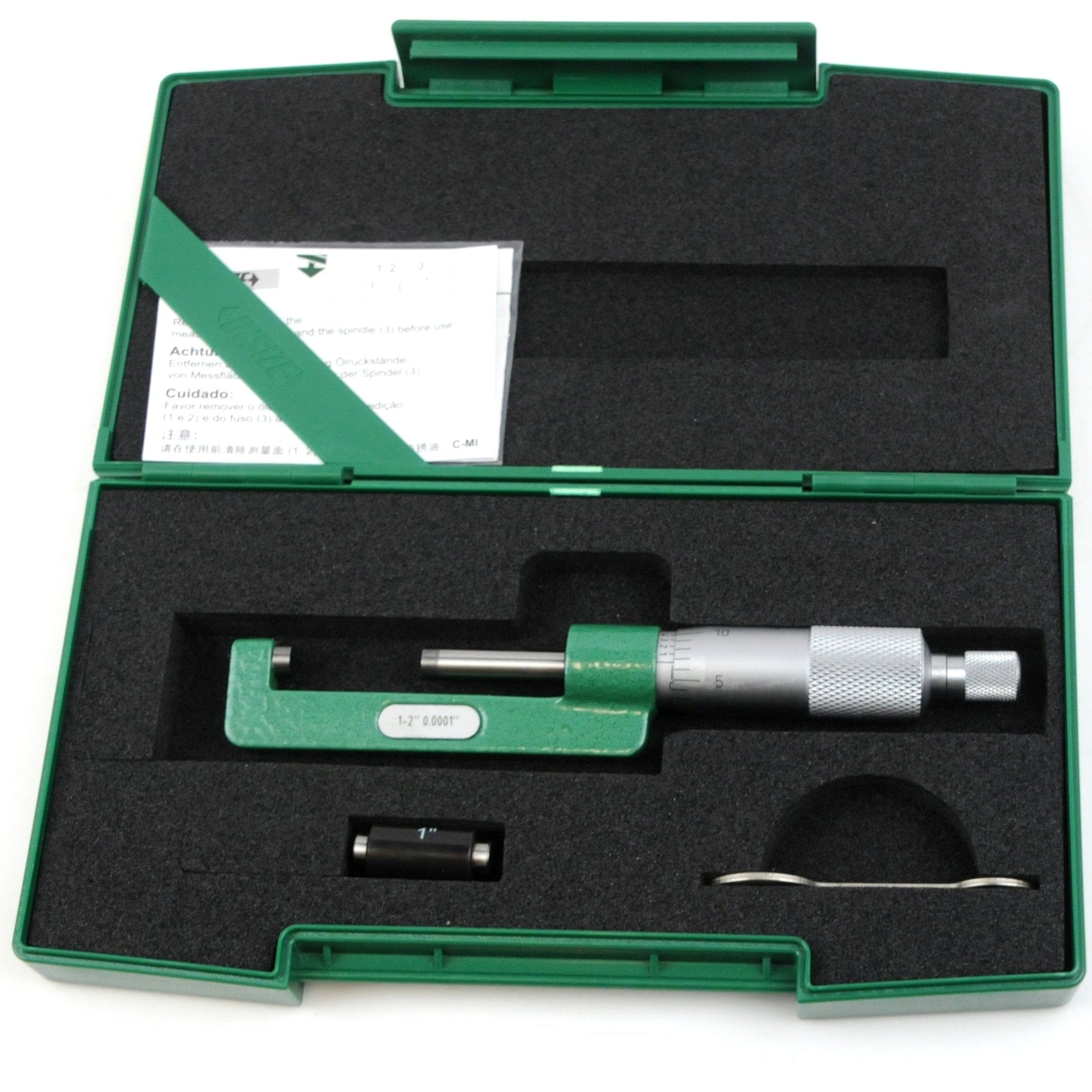 INSIZE Measuring Equipment Insize Hub Micrometer 1-2" Range Series 3292-2