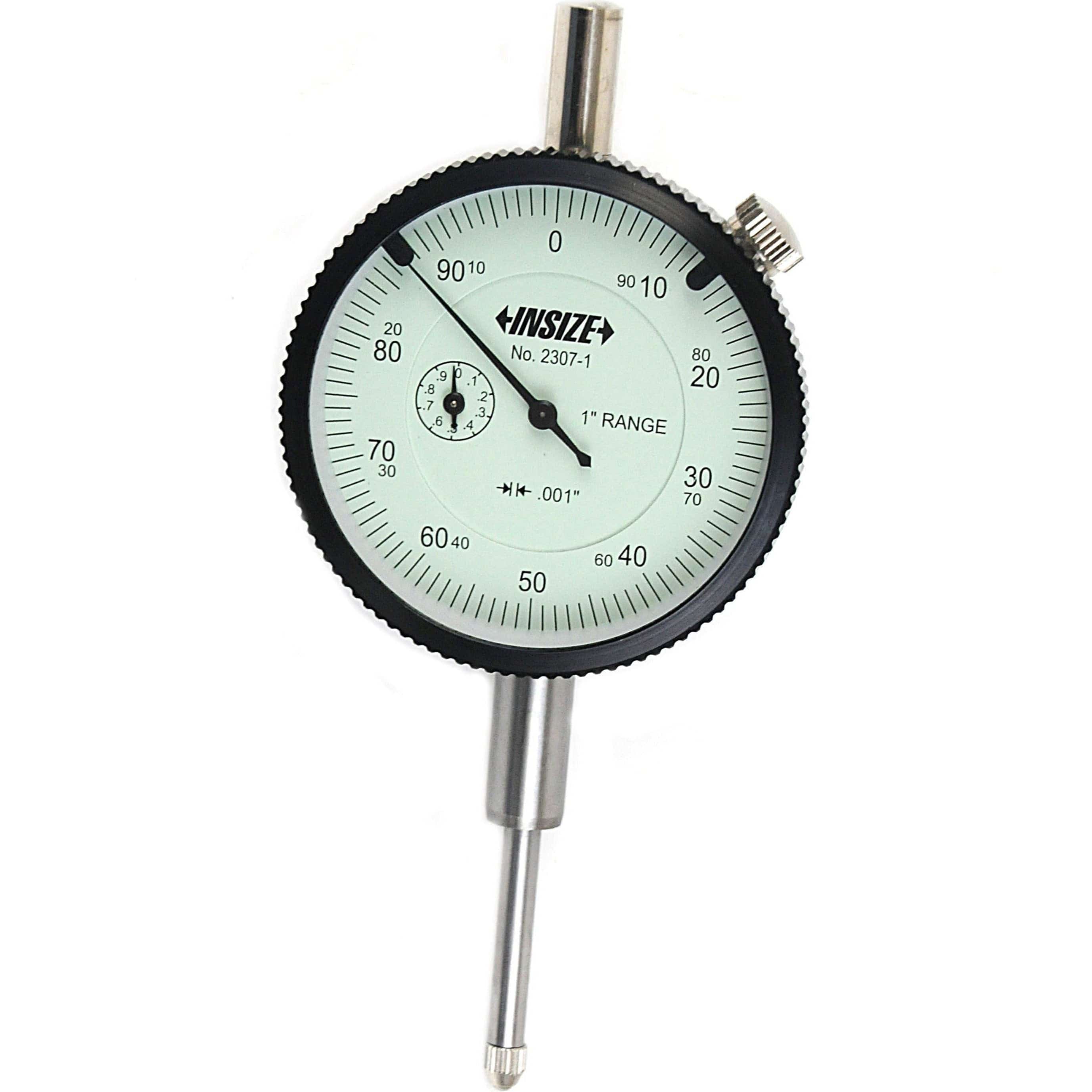 INSIZE Measuring Equipment Insize Imperial Lug Back Dial Indicator 1" Range Series 2307-1
