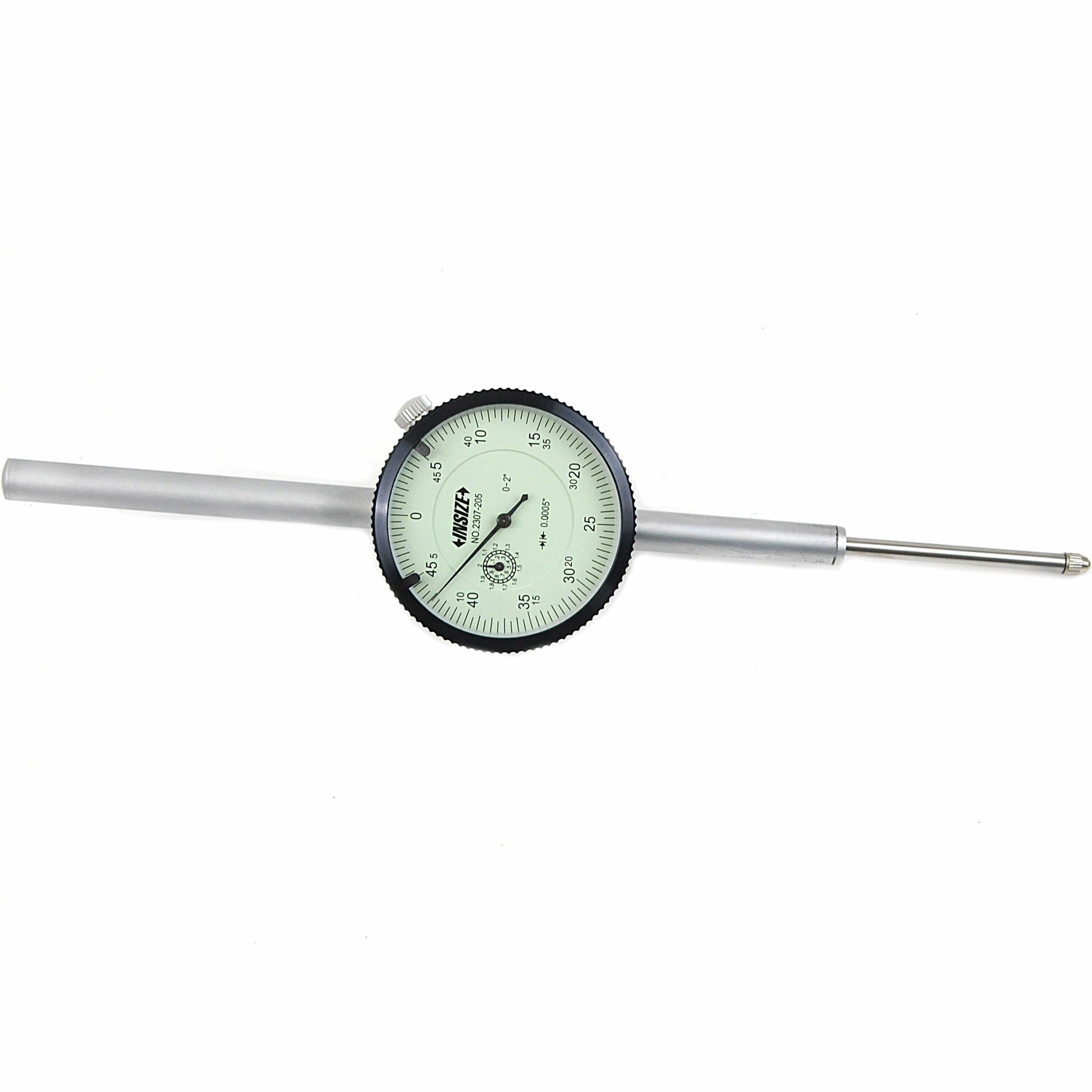 INSIZE Measuring Equipment Insize Imperial Lug Back Dial Indicator 2" Range Series 2307-205
