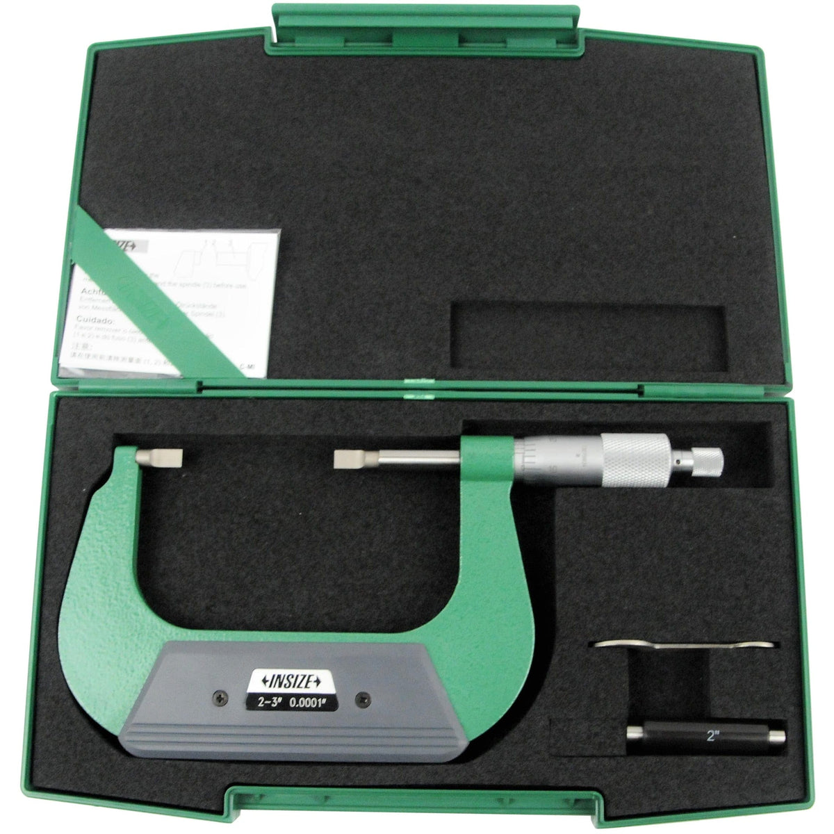 INSIZE Measuring Equipment Insize Imperial Outside Blade Micrometer 2-3" Range Series 3232-3