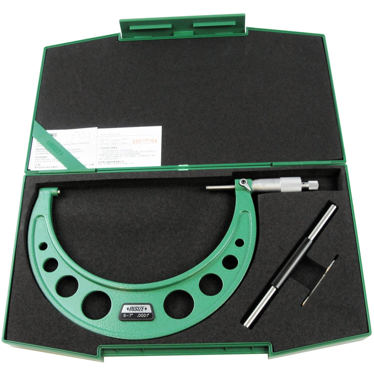 INSIZE Measuring Equipment Insize Imperial Outside Micrometer 6-7" Range Series 3203-7A