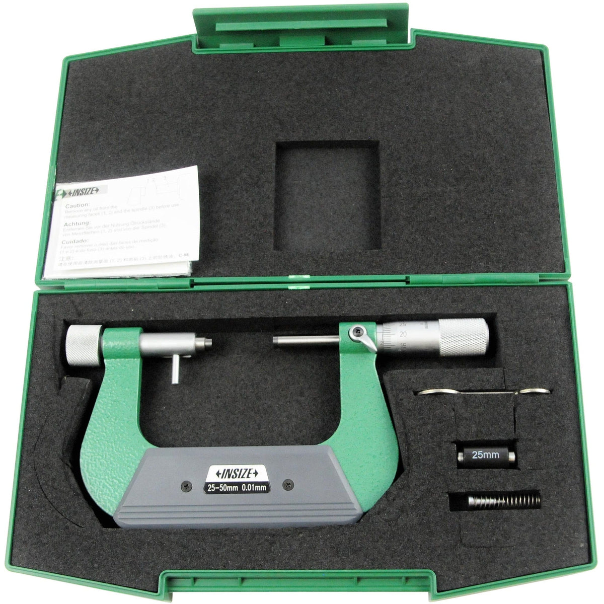 INSIZE Measuring Equipment Insize Indicating Micrometer 25-50mm Range Series 3331-50A