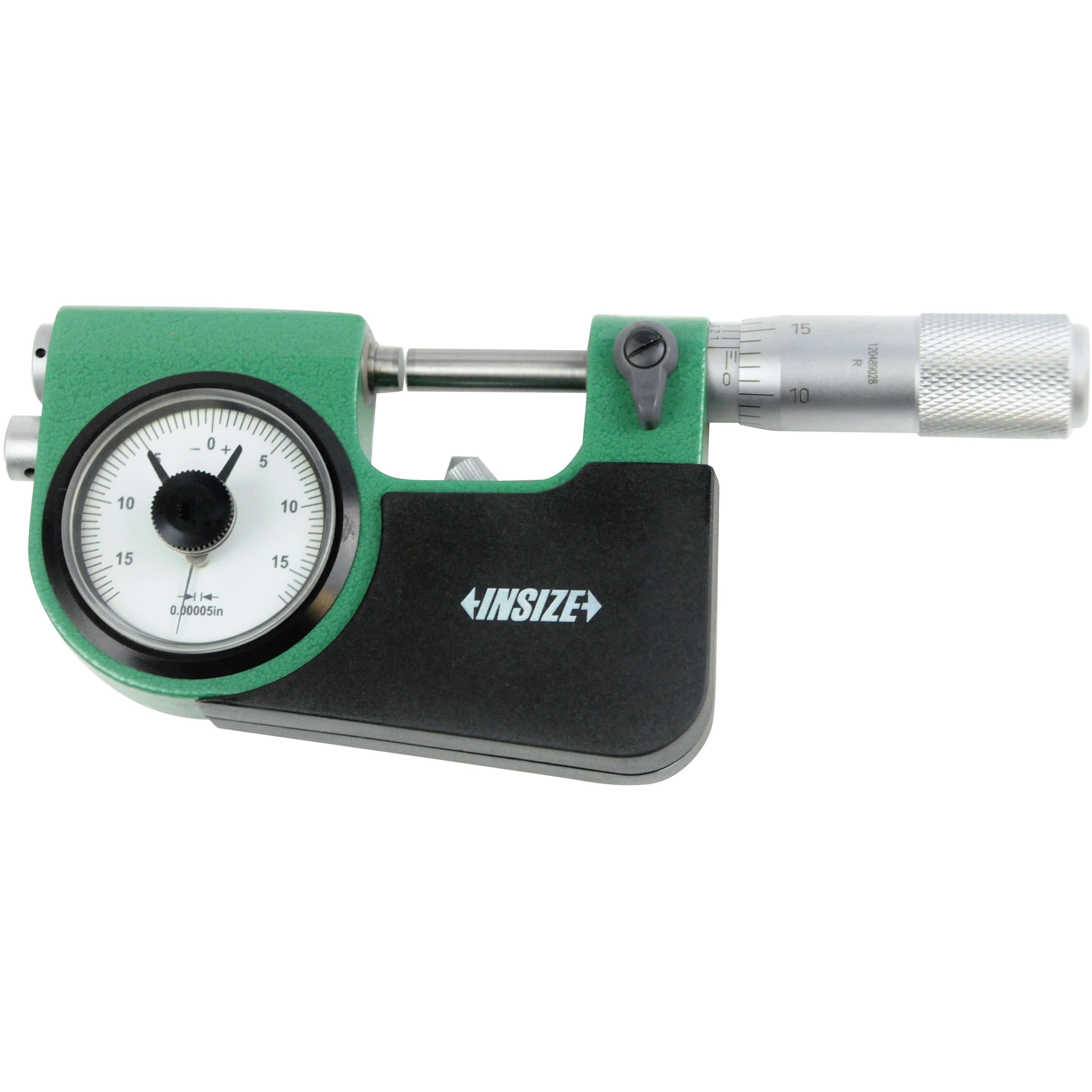 INSIZE Measuring Equipment Insize Indicating Micrometer with Support 0-1" Range Series 3332-1