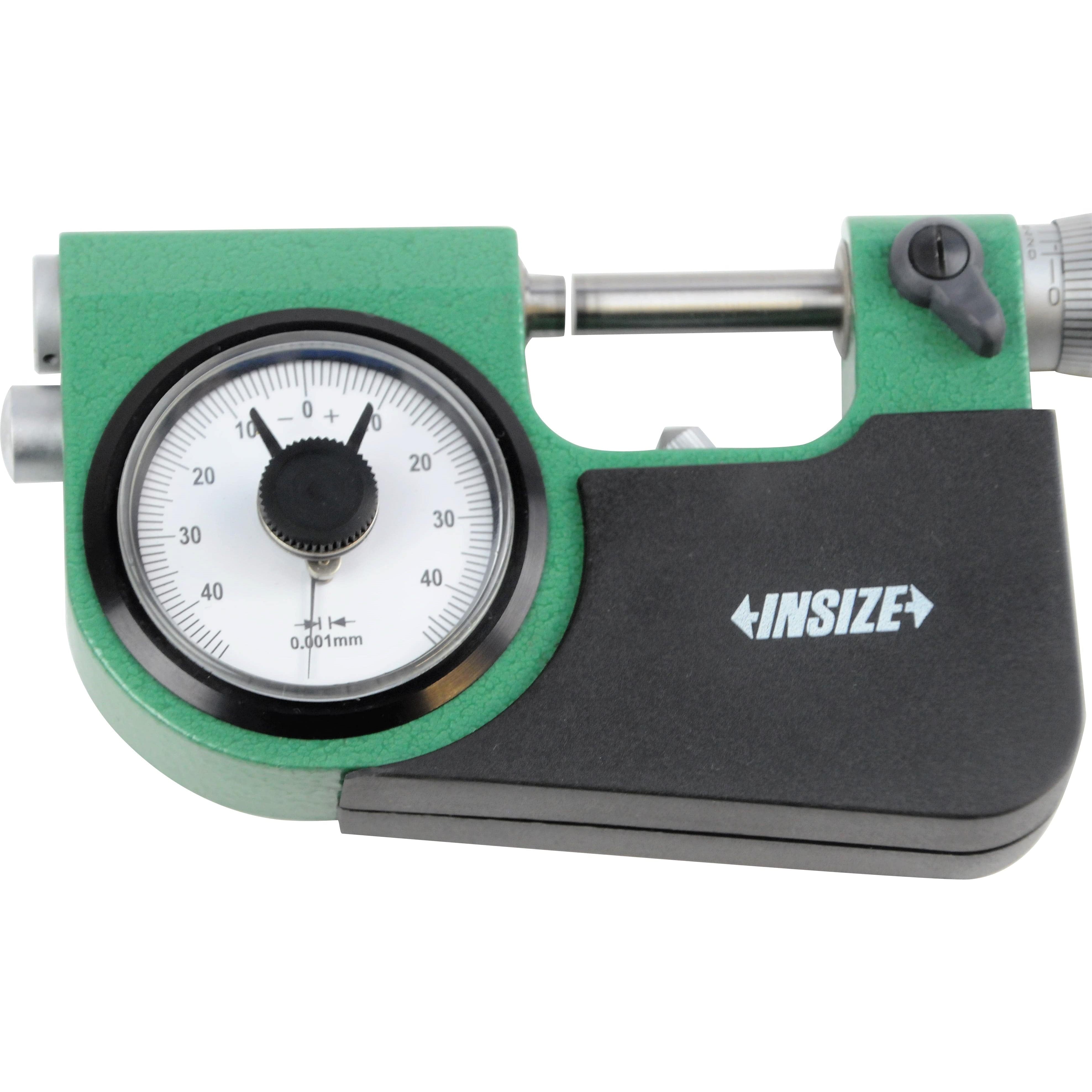 INSIZE Measuring Equipment Insize Indicating Micrometer with Support 0-25mm Range Series 3332-25