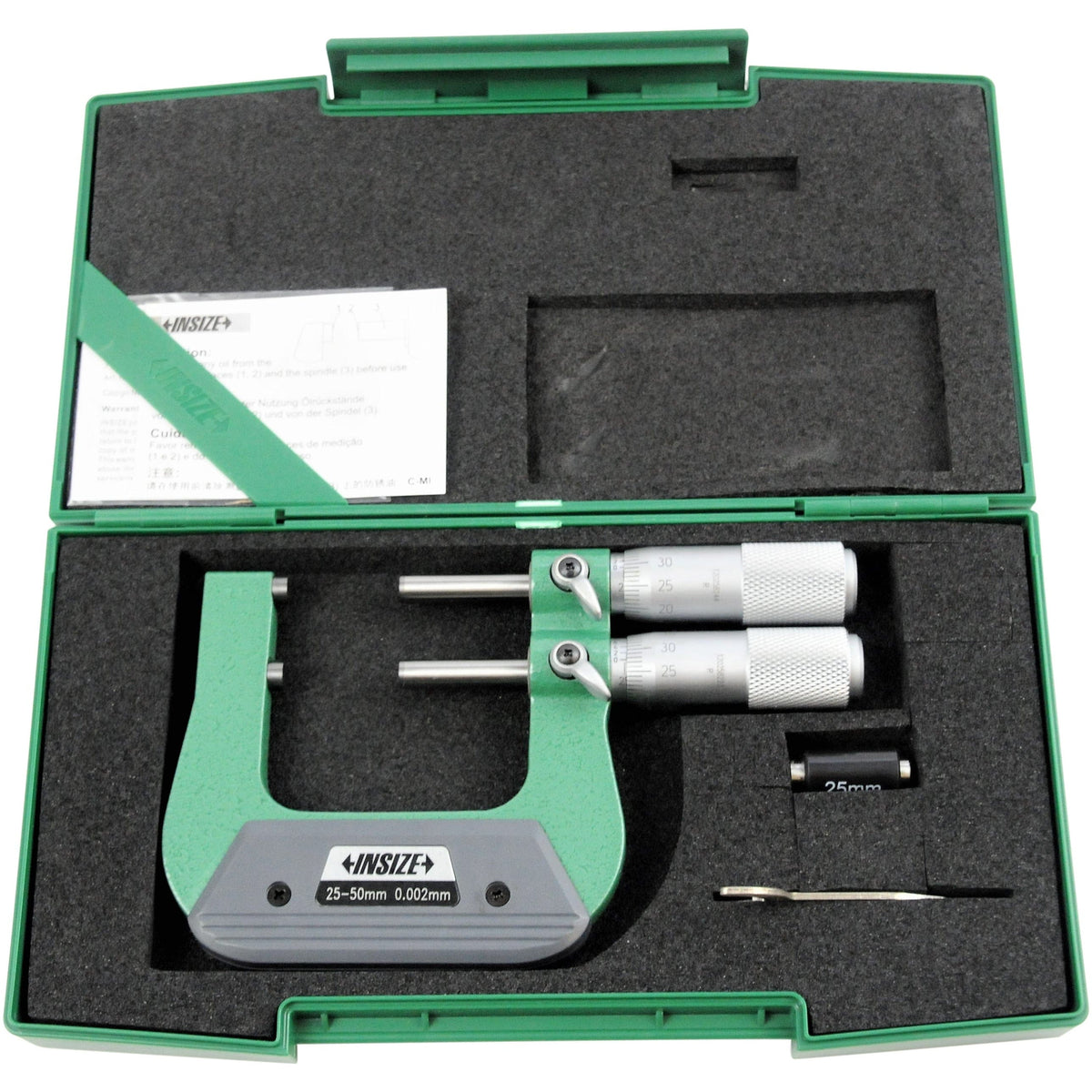 INSIZE Measuring Equipment Insize Limit Micrometer 25-50mm Range Series 3235-50A