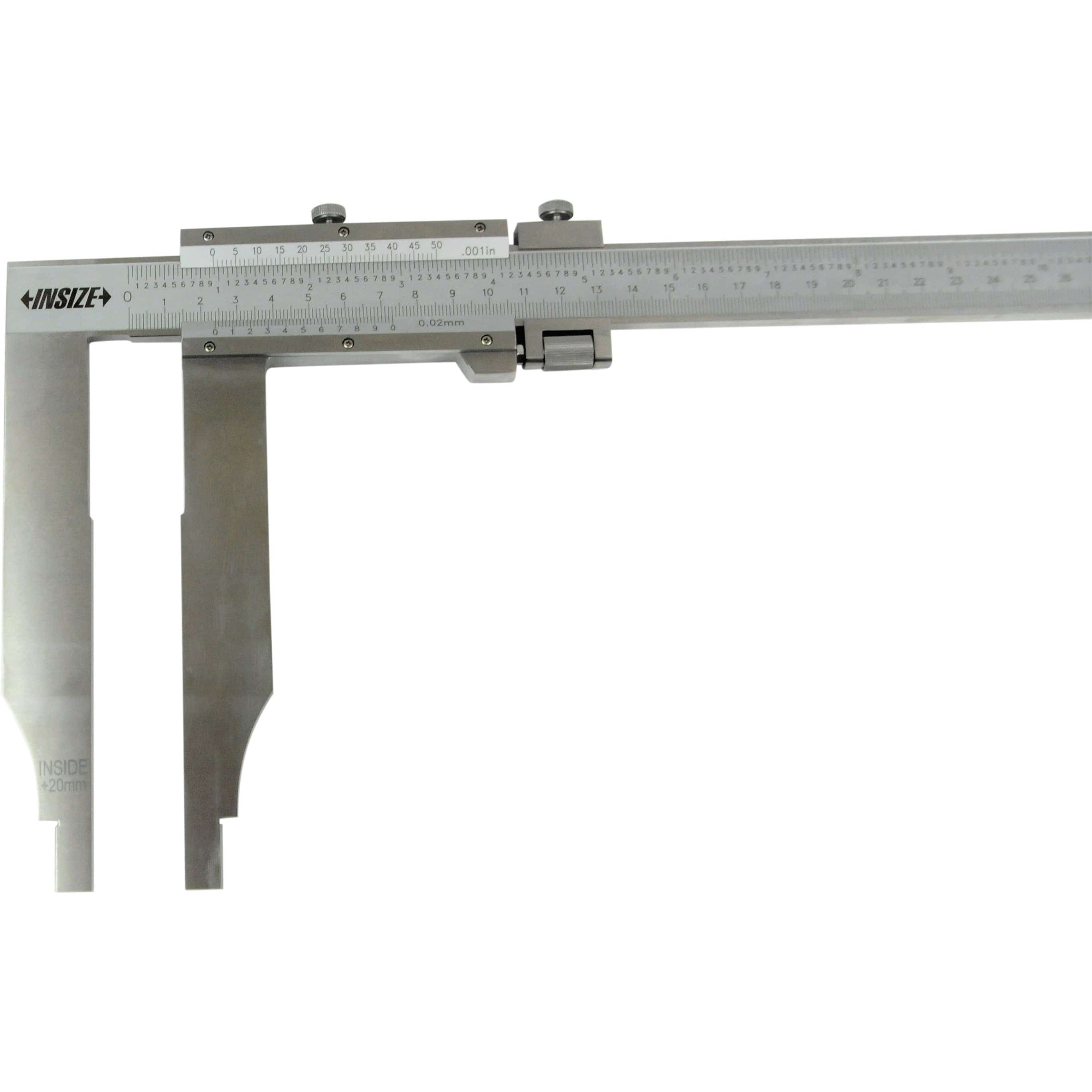 INSIZE Measuring Equipment Insize Long Jaw Vernier Caliper 0-600mm/0-24" Range Series 1215-622
