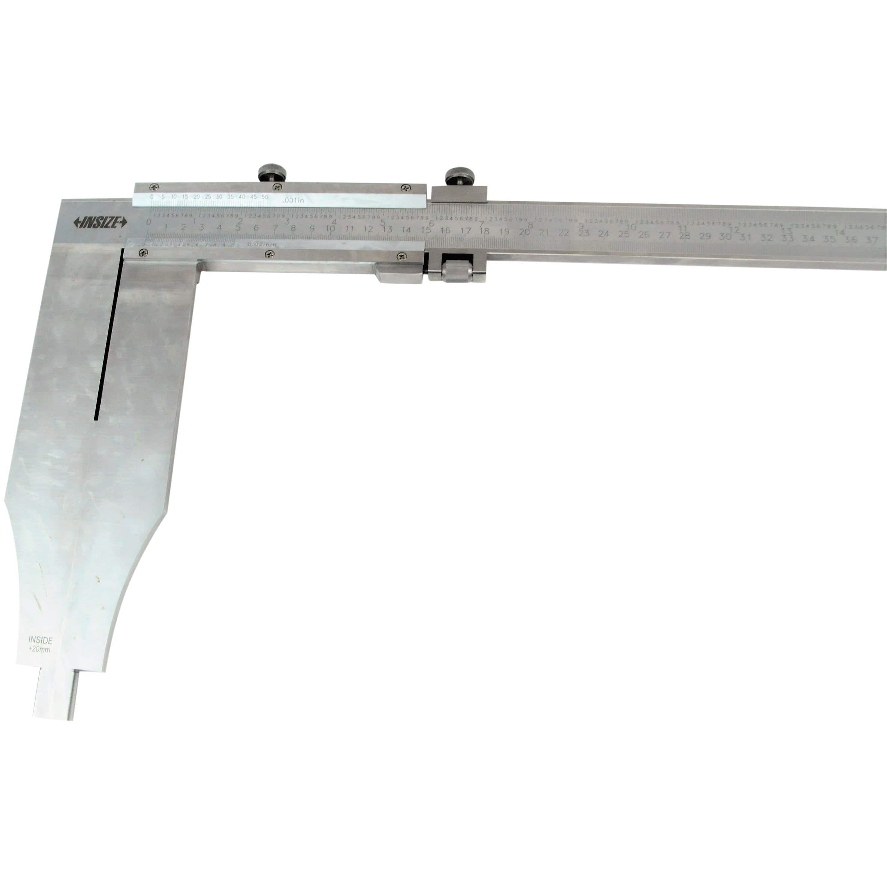INSIZE Measuring Equipment Insize Long Jaw Vernier Caliper 0-600mm/0-24" Range Series 1215-642