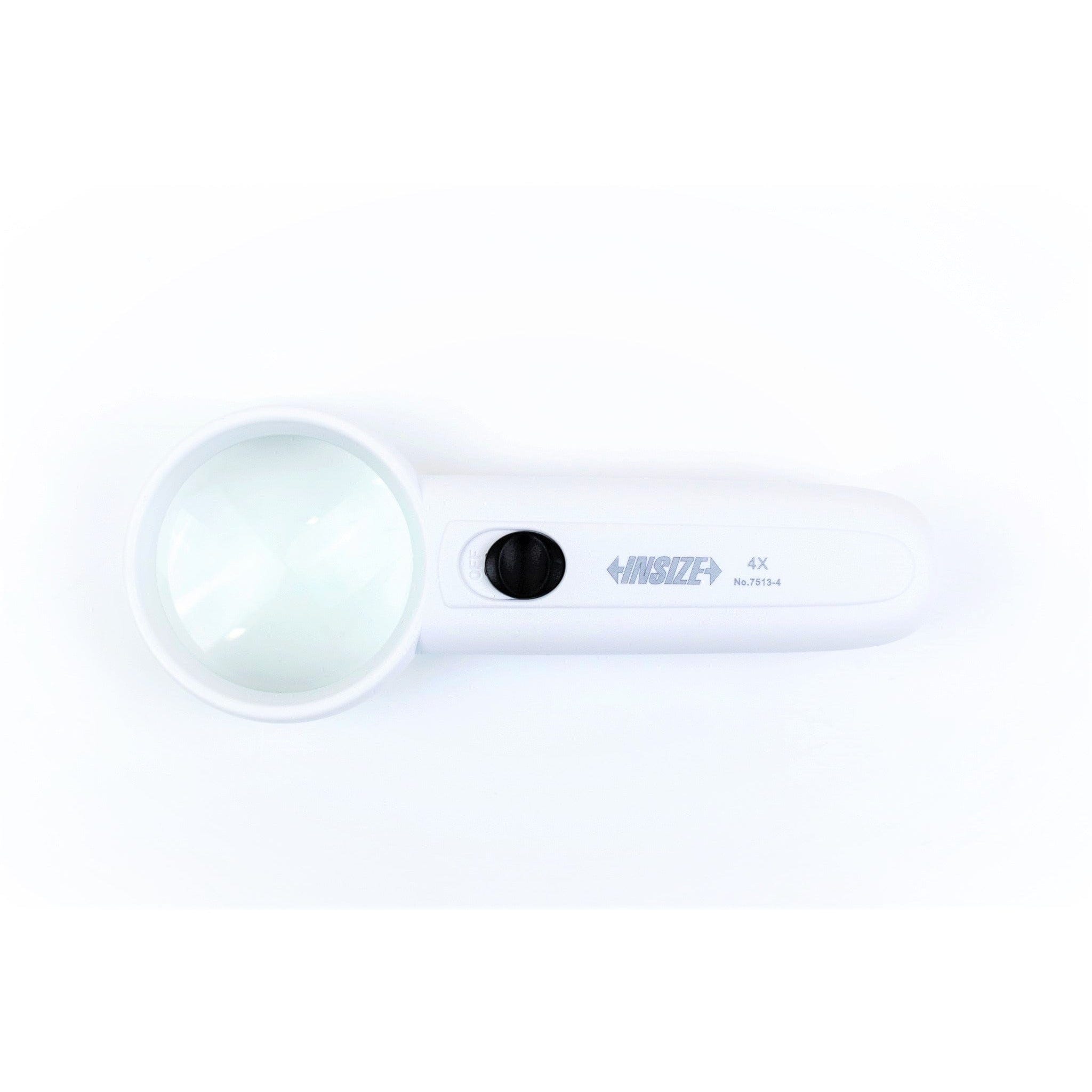 INSIZE Measuring Equipment Insize Magnifier w/ Illumination x4 Series 7513-4