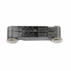 INSIZE Measuring Equipment Insize Metric 60° & Whitworth 55° Screw Pitch Gauge 0.4-7mm/4-62TPI Range Series 4820-450