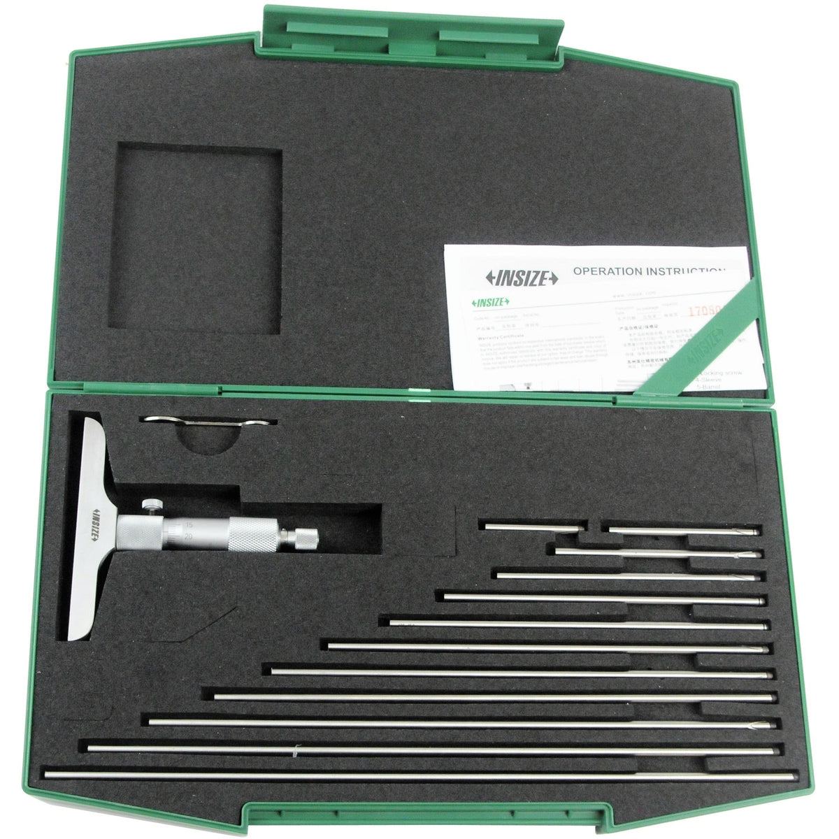 INSIZE Measuring Equipment Insize Metric Depth Micrometer 0-300mm Range Series 3240 - 300
