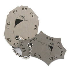 INSIZE Measuring Equipment Insize Metric Fillet Weld Gauge Series 4832-1