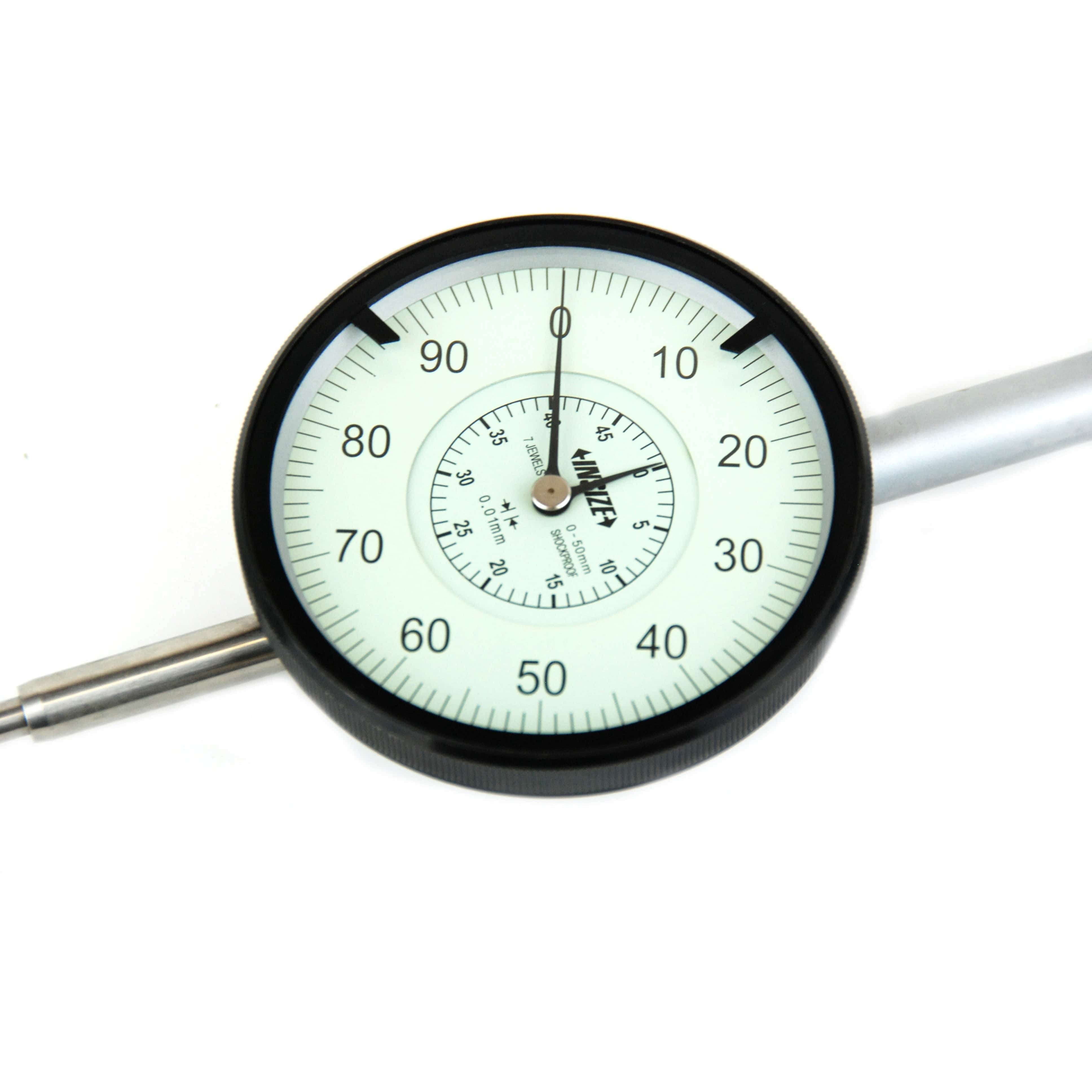 INSIZE Measuring Equipment Insize Metric Long Stroke Dial Indicator 50mm Range Series 2309-50D