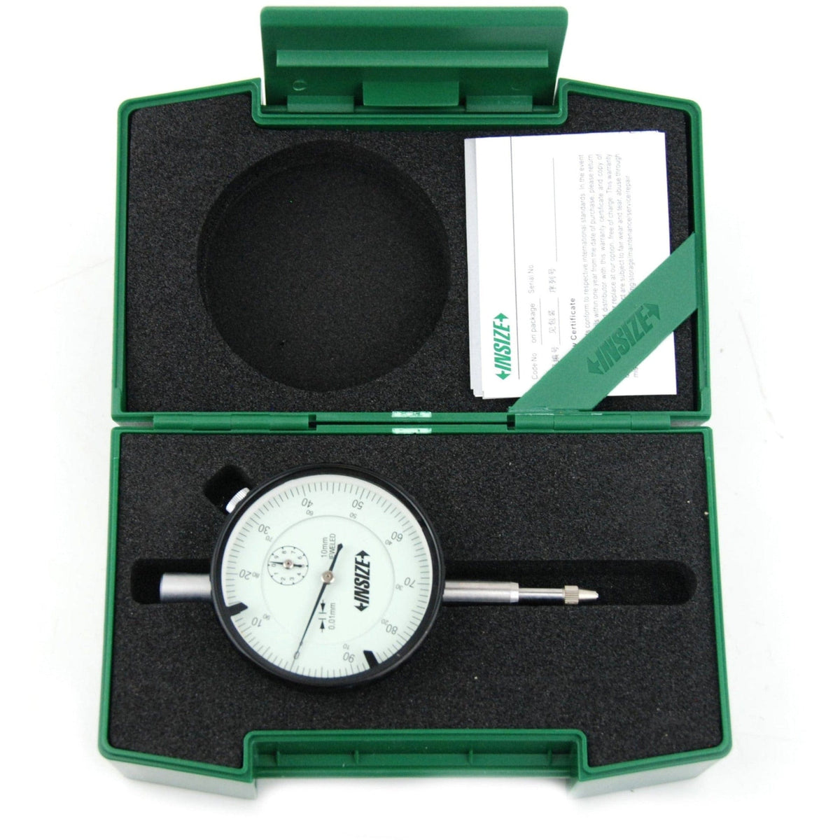 INSIZE Measuring Equipment Insize Metric Lug Back Dial Indicator 10mm Range Series 2308-10A