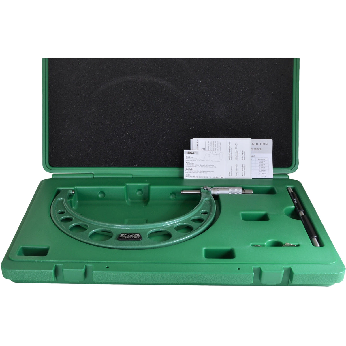 INSIZE Measuring Equipment Insize Metric Outside Micrometer 175-200mm Range Series 3203-200A