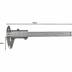 INSIZE Measuring Equipment Insize Mini Vernier Caliper 0-100mm Range Series 1201-1003