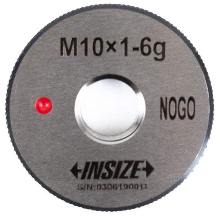 INSIZE Measuring Equipment Insize NOGO Thread Ring Gauge M10X1.0 Series 4129-10PN