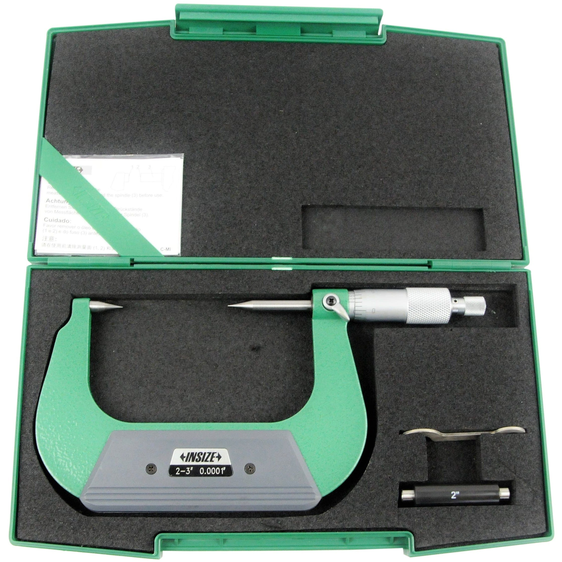 INSIZE Measuring Equipment Insize Point Micrometer 2-3" Range Series 3230-3