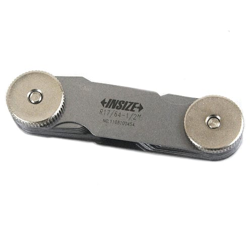 INSIZE MEASURING EQUIPMENT Insize Radius Gauge Set 17/64"-1/2" Range Series 4801-16E
