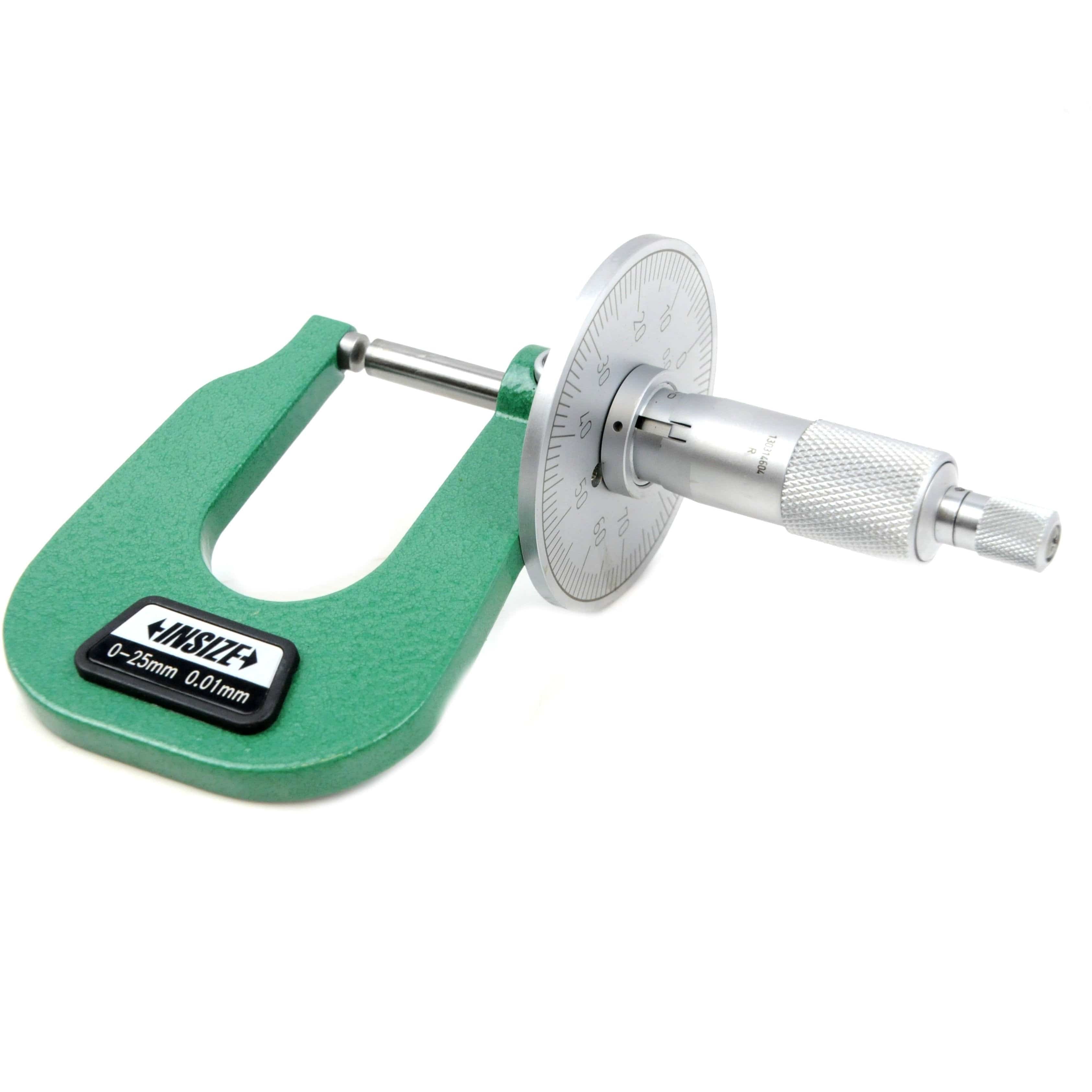 INSIZE Measuring Equipment Insize Sheet Metal Micrometer 0-25mm Range Series 3263-25A