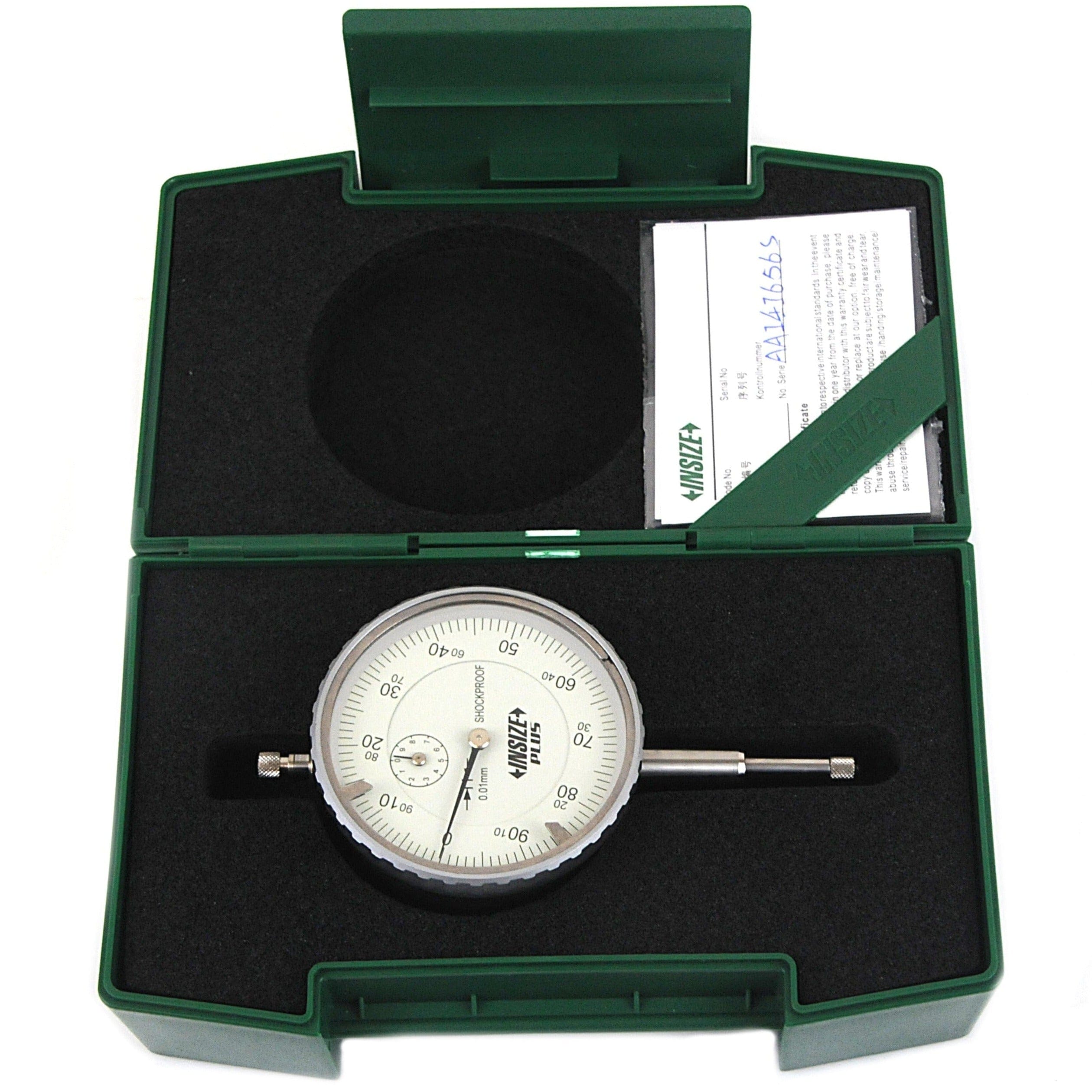 INSIZE Measuring Equipment Insize Shockproof Dial Indicator 10mm Range Series 2883-10