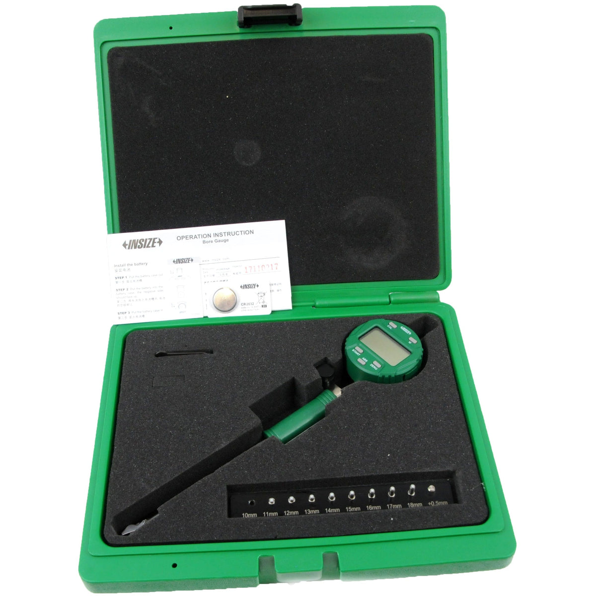 INSIZE Measuring Equipment Insize Small Hole Digital Bore Gauge 10-18.5mm Range Series 2152-18