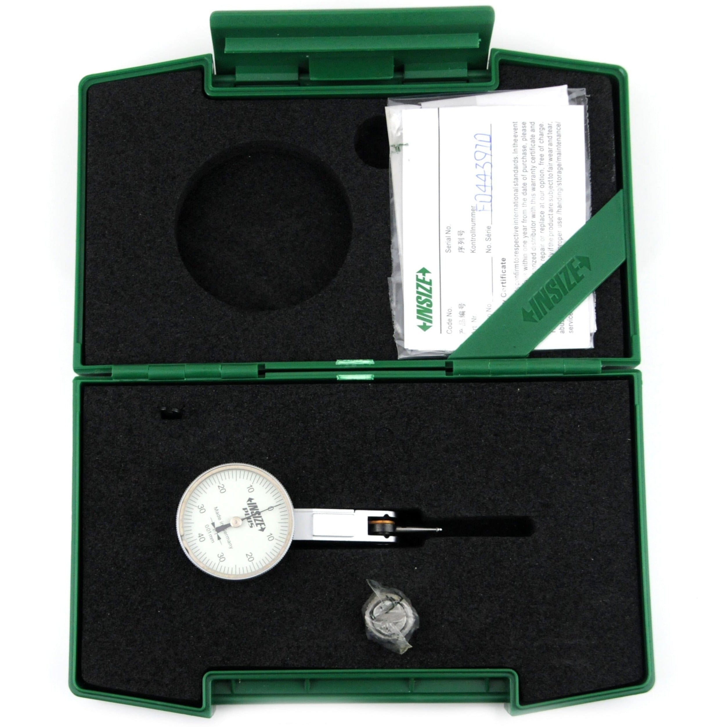 INSIZE Measuring Equipment Insize Thickness Gauge 0-10mm x 0.05mm Range Series 2862-102