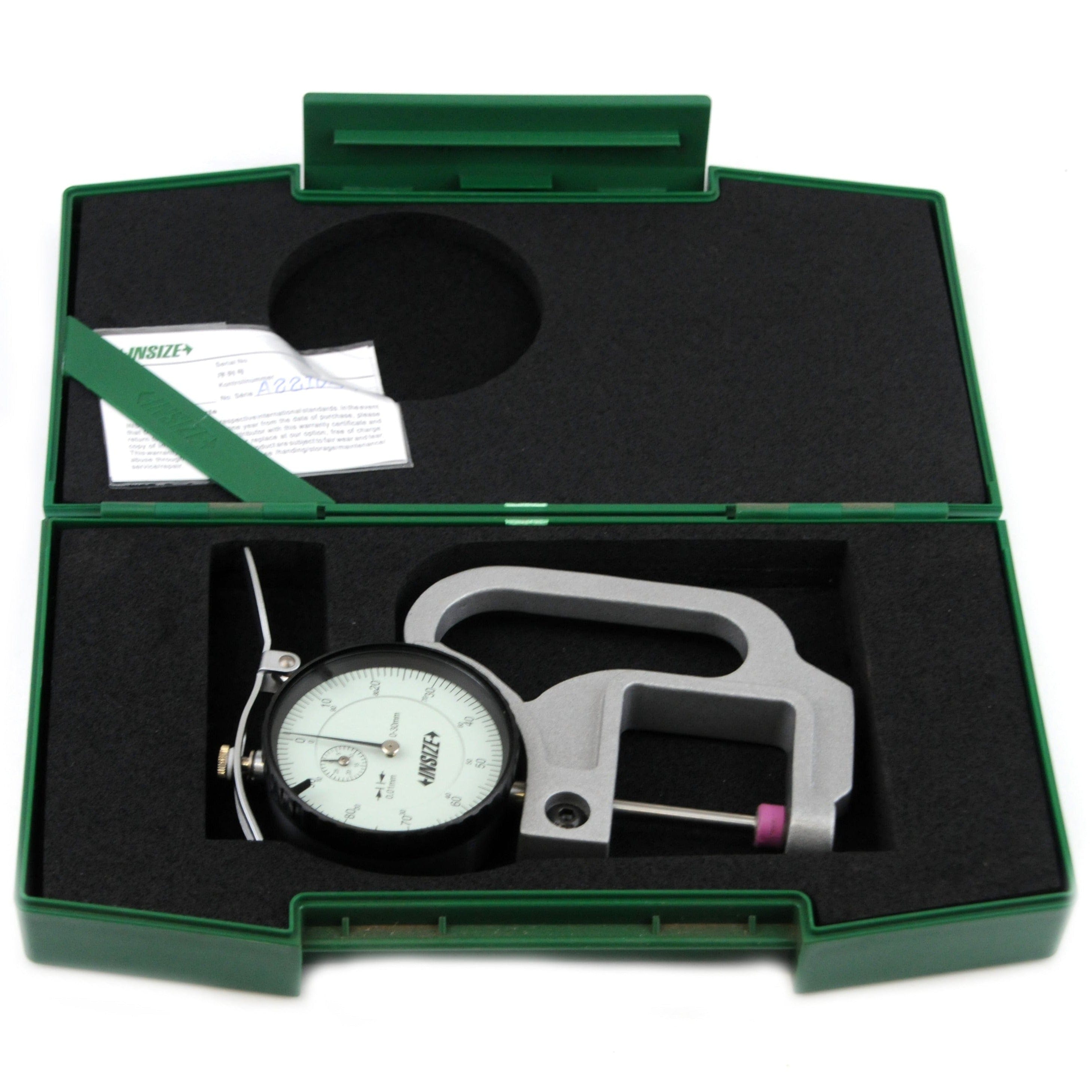 INSIZE Measuring Equipment Insize Thickness Gauge 0-30mm x 0.01mm Range Series 2366-30