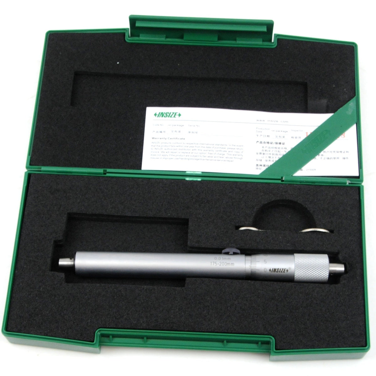 INSIZE Measuring Equipment Insize Tubular Inside Micrometer 175-200mm Range Series 3229-200