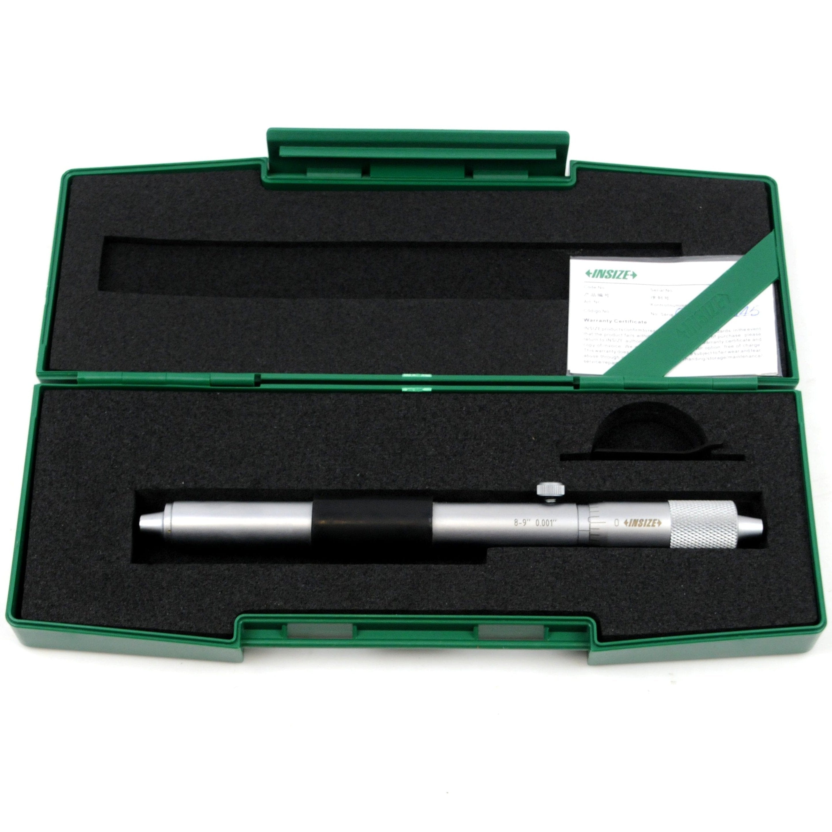 INSIZE Measuring Equipment Insize Tubular Inside Micrometer 8-9" Range Series 3229-9