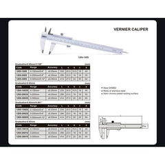 INSIZE Measuring Equipment Insize Vernier Caliper  0-150mm / 0-6"Range Series 1205-1502S