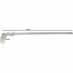 INSIZE Measuring Equipment Insize Vernier Caliper 0-600mm/0-24" Range Series 1208-614