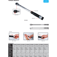 INSIZE Measuring Equipment TORQUE WRENCH, 70-350N.M - IST-WM350