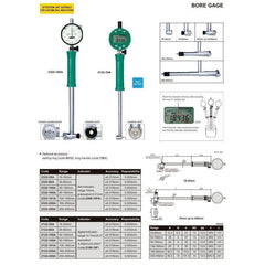 Insize Mechanical Bore Gauge 50-100 mm Range Series 2322-100A - Twin Eagle Imports