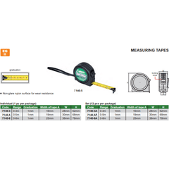 Insize Metric 5M Tape Measure with Auto Retract Series 7140-5 - Twin Eagle Imports