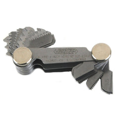 Insize Metric 60° & Whitworth 55° Screw Pitch Gauge 0.25-6mm/4-62TPI Range Series 4820-452 - Twin Eagle Imports