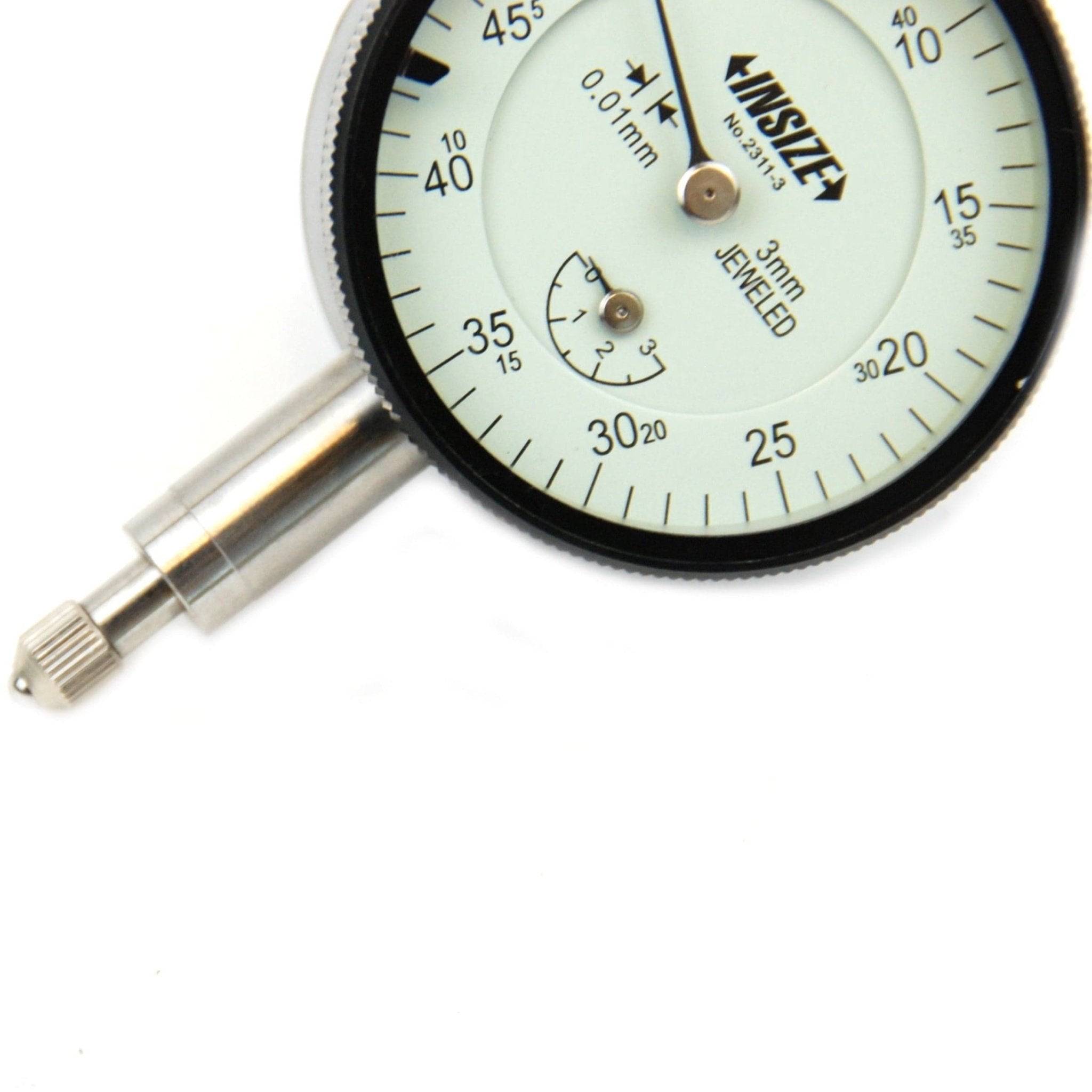 Insize Metric Compact Dial Indicator 3mm Range Series 2311-3 - Twin Eagle Imports