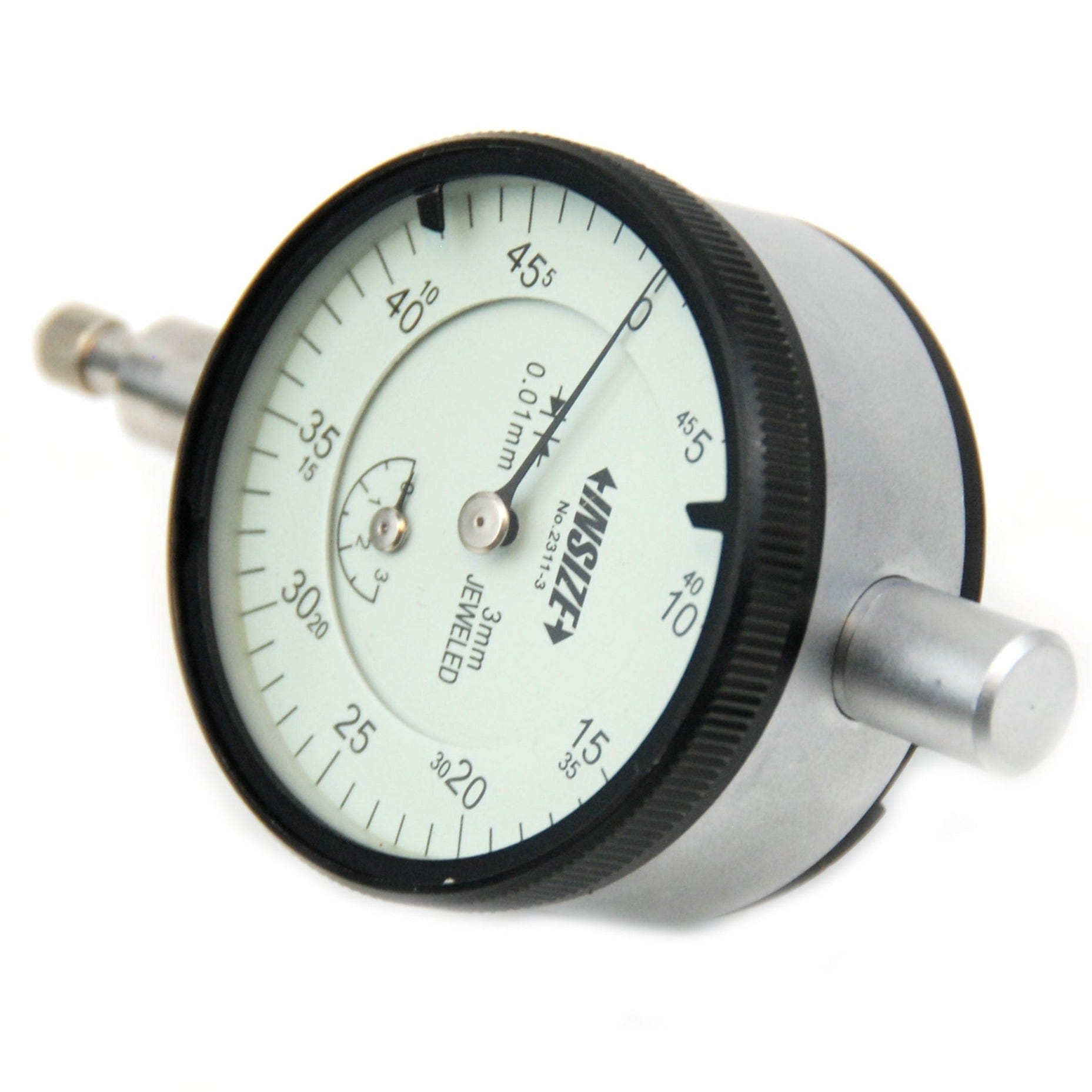 Insize Metric Compact Dial Indicator 3mm Range Series 2311-3 - Twin Eagle Imports