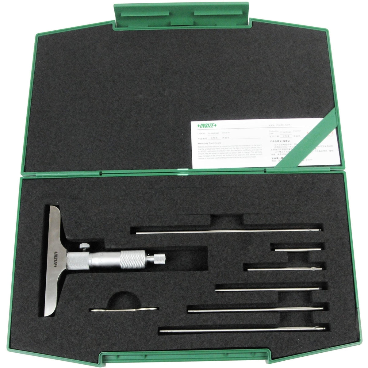 Insize Metric Depth Micrometer 0-150mm Range Series 3240 - 150 - Twin Eagle Imports