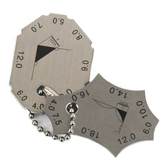 Insize Metric Fillet Weld Gauge Series 4832-1 - Twin Eagle Imports